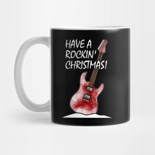 Have A Rockin' Christmas Electric Guitar Mug